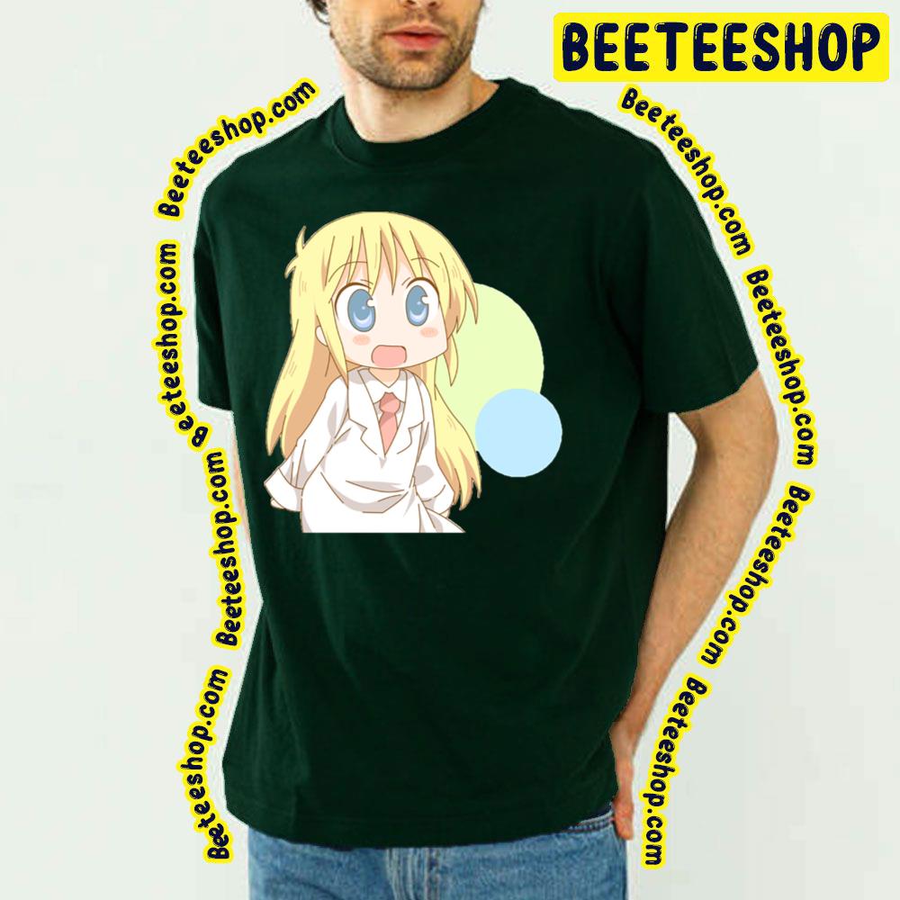 Huh Yuuko Robot Aioi Sakomoto Cat Nichijou Trending Unisex T-Shirt Huh Yuuko Robot Aioi Sakomoto Cat Nichijou Trending Unisex T-Shirt