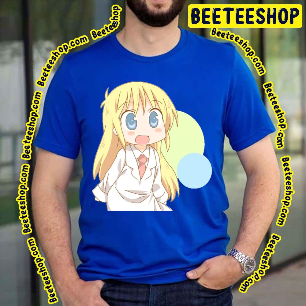 Huh Yuuko Robot Aioi Sakomoto Cat Nichijou Trending Unisex T-Shirt Huh Yuuko Robot Aioi Sakomoto Cat Nichijou Trending Unisex T-Shirt