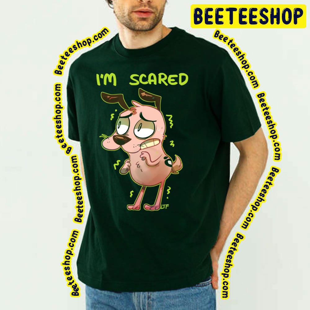 I'm Scared Courage The Cowardly Dog Trending Unisex T-Shirt I'm Scared Courage The Cowardly Dog Trending Unisex T-Shirt