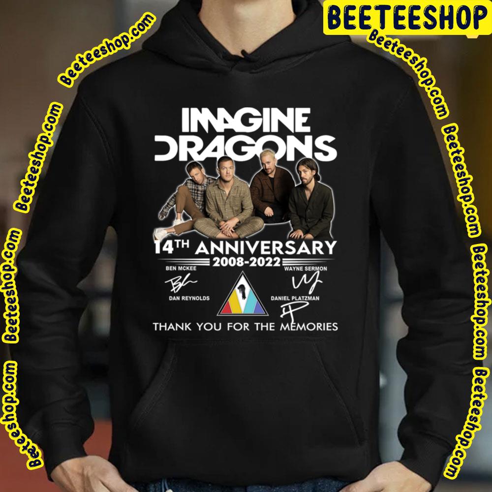 Imagine Dragons 15th Anniversary 2008 2023 Signatures Thank You For The Memories Trending Unisex T-Shirt Imagine Dragons 15th Anniversary 2008 2023 Signatures Thank You For The Memories Trending Unisex T-Shirt