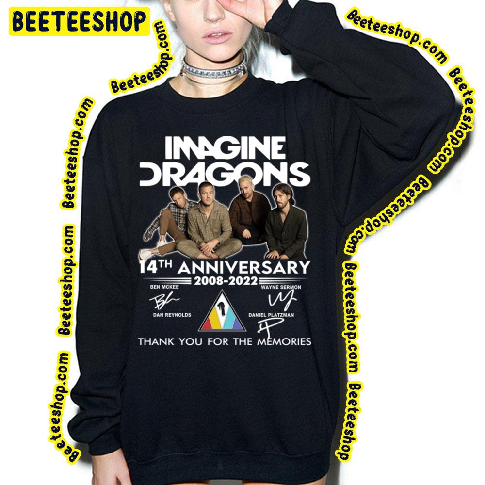 Imagine Dragons 15th Anniversary 2008 2023 Signatures Thank You For The Memories Trending Unisex T-Shirt Imagine Dragons 15th Anniversary 2008 2023 Signatures Thank You For The Memories Trending Unisex T-Shirt
