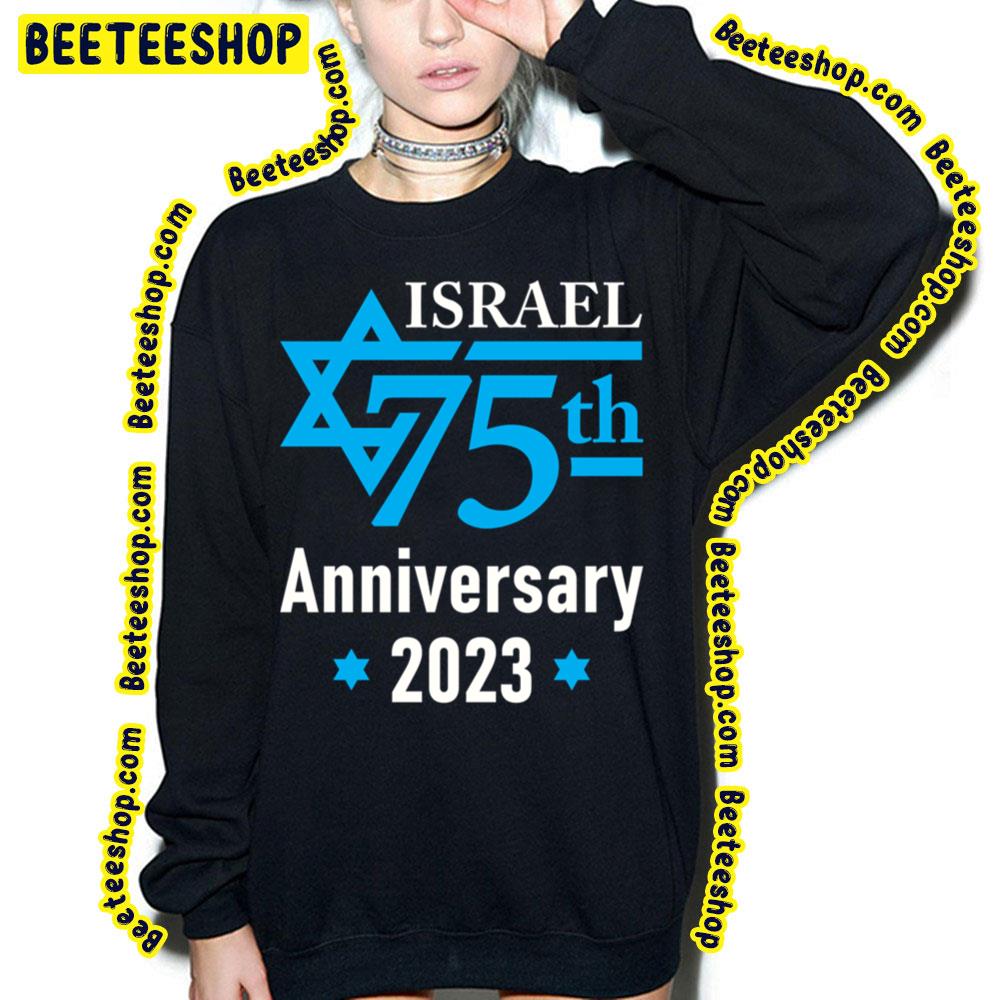 Israel 75th Anniversary 2023 Trending Unisex T-Shirt Israel 75th Anniversary 2023 Trending Unisex T-Shirt