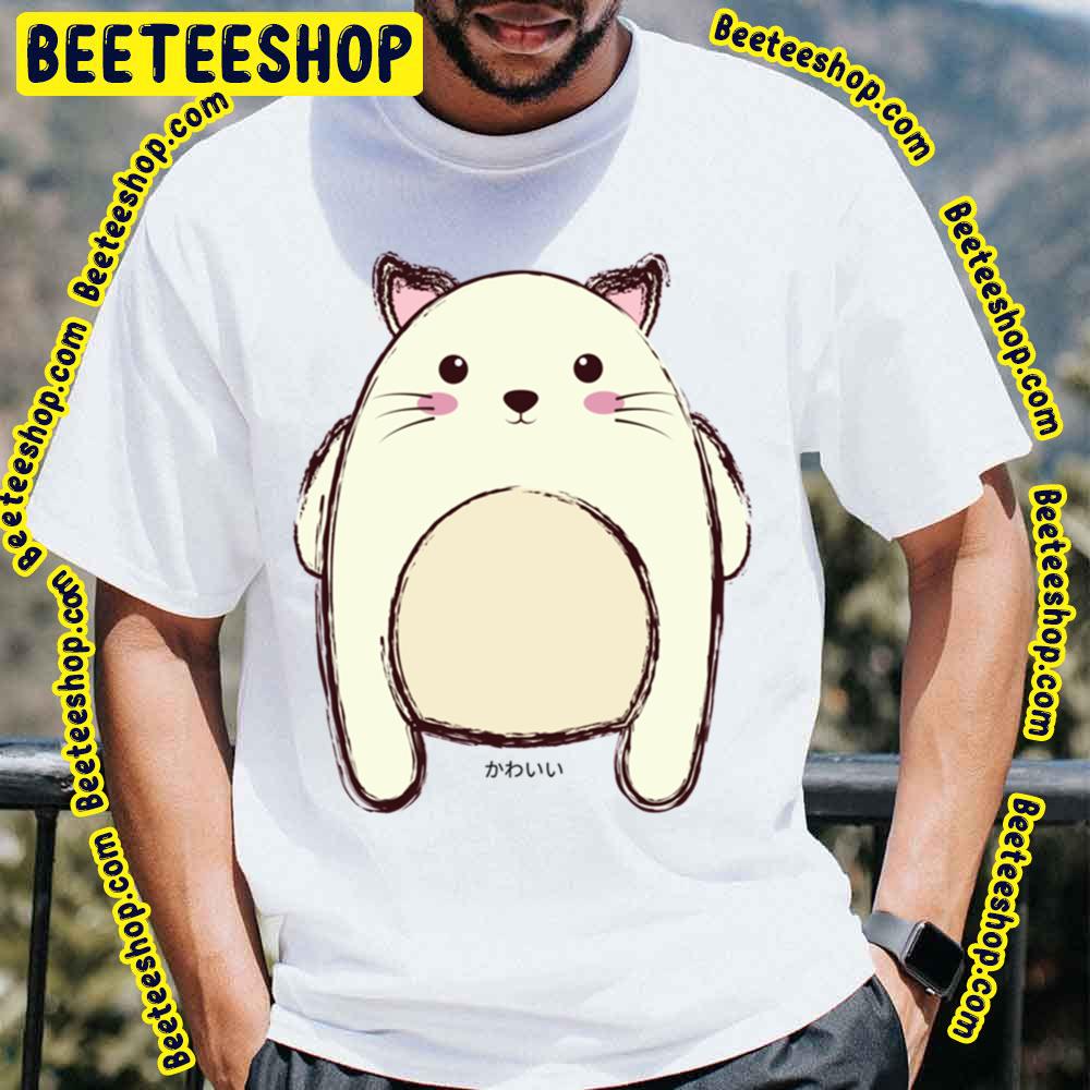 Kawaii Meow Cat Animal Artwork Trending Unisex T-Shirt Kawaii Meow Cat Animal Artwork Trending Unisex T-Shirt
