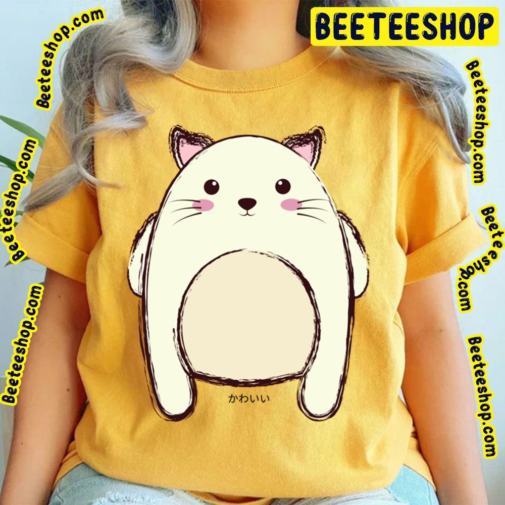 Kawaii Meow Cat Animal Artwork Trending Unisex T-Shirt Kawaii Meow Cat Animal Artwork Trending Unisex T-Shirt