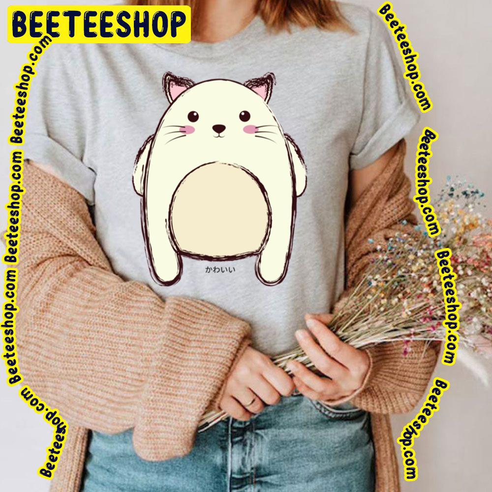 Kawaii Meow Cat Animal Artwork Trending Unisex T-Shirt Kawaii Meow Cat Animal Artwork Trending Unisex T-Shirt