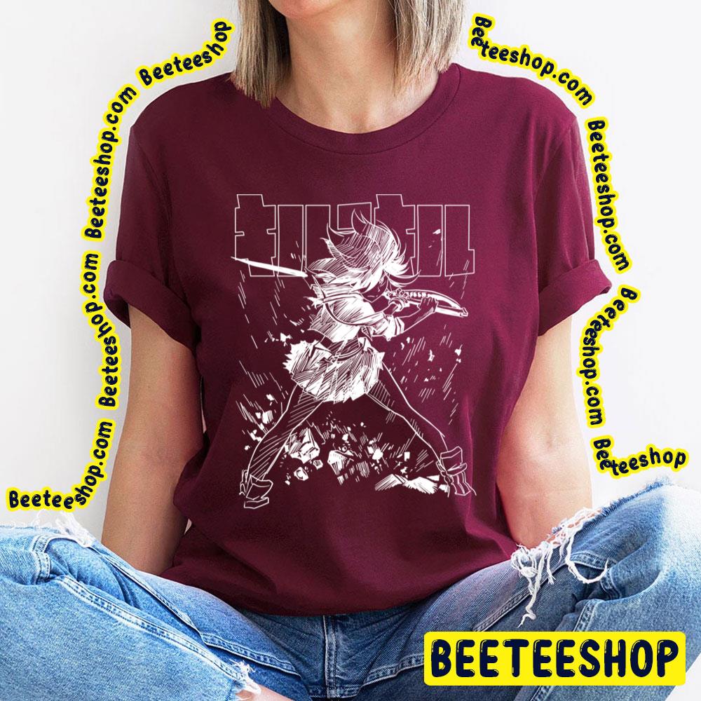 Killer Warrior White Line Art Trending Unisex T-Shirt Killer Warrior White Line Art Trending Unisex T-Shirt