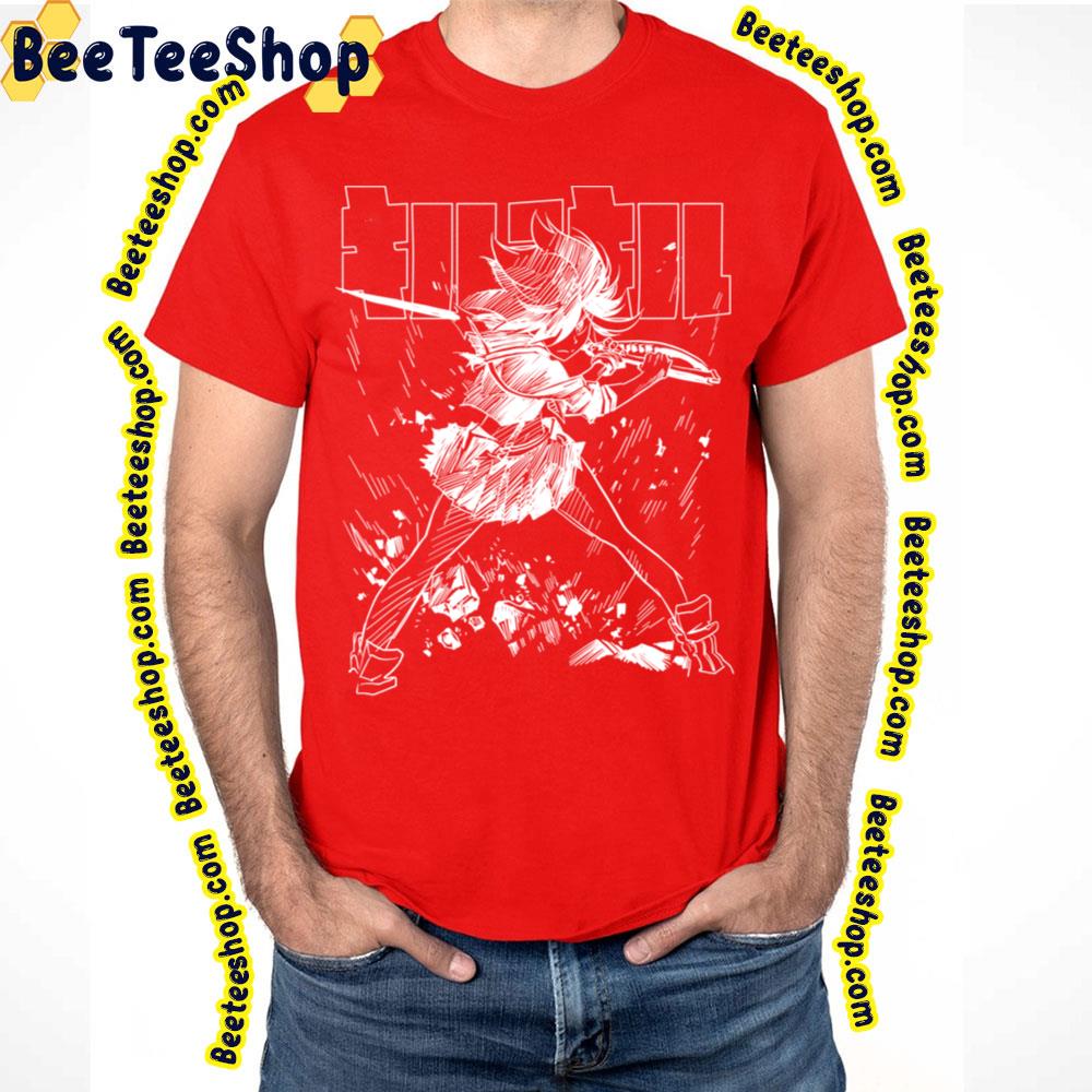 Killer Warrior White Line Art Trending Unisex T-Shirt Killer Warrior White Line Art Trending Unisex T-Shirt