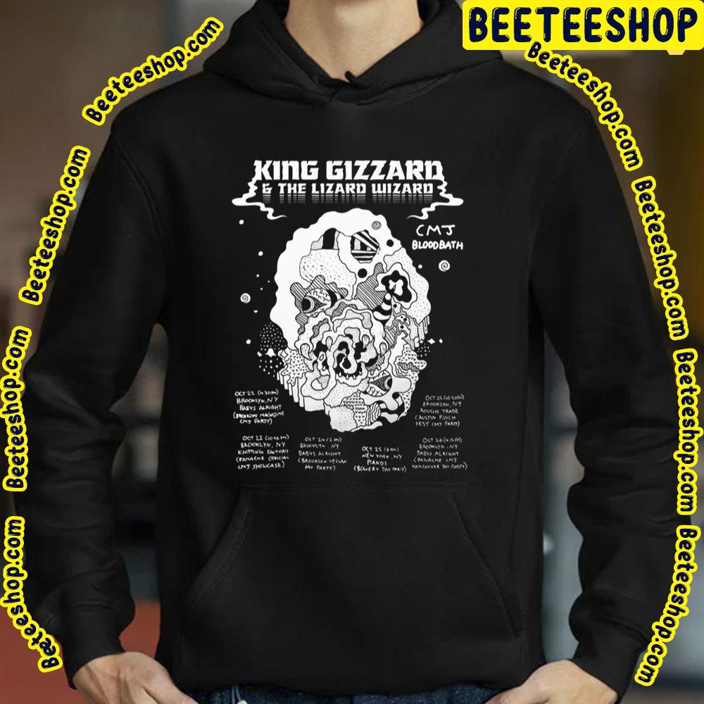 King Gizzard And The Lizard Wizard Cmj Bloodbath Trending Unisex T-Shirt King Gizzard And The Lizard Wizard Cmj Bloodbath Trending Unisex T-Shirt