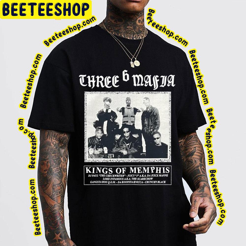 King Of Memphis Three 6 Mafia Trending Unisex T-Shirt King Of Memphis Three 6 Mafia Trending Unisex T-Shirt