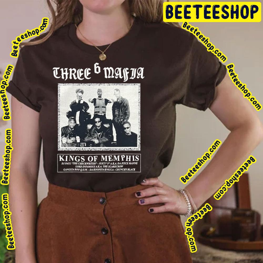 King Of Memphis Three 6 Mafia Trending Unisex T-Shirt King Of Memphis Three 6 Mafia Trending Unisex T-Shirt