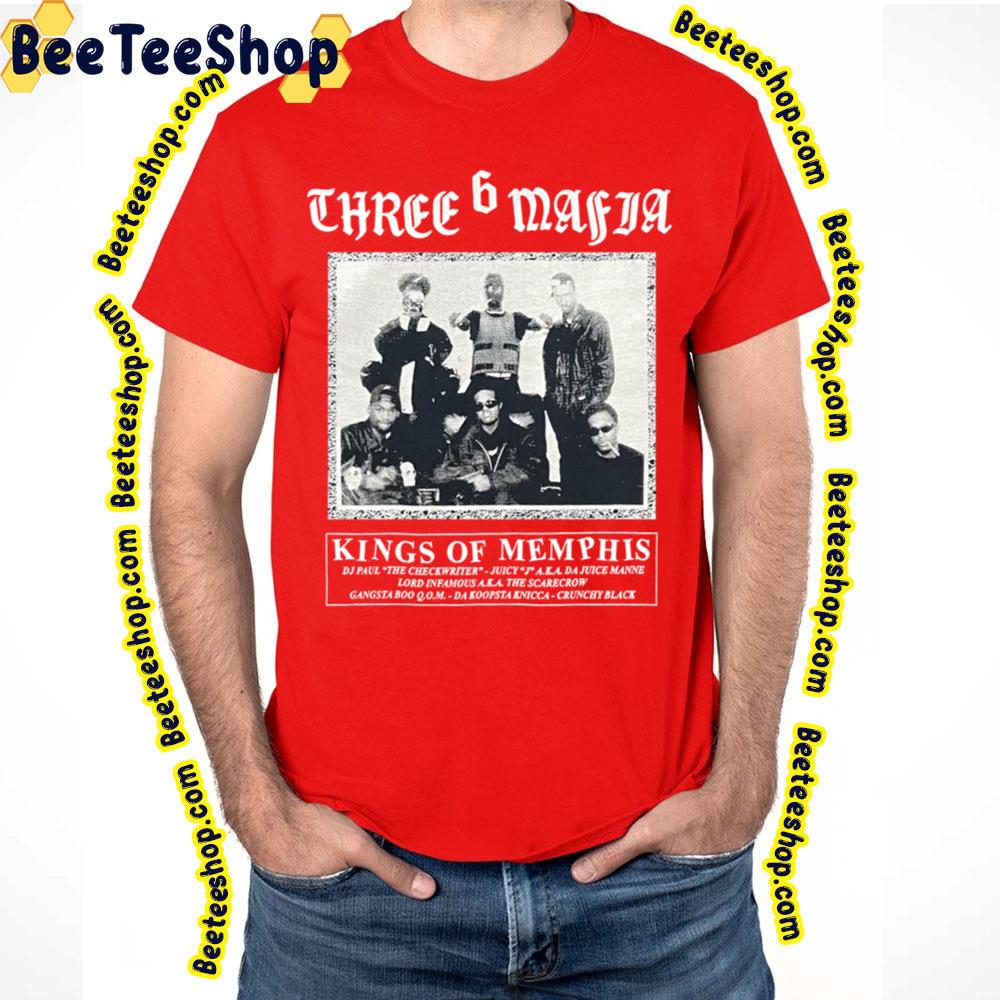 King Of Memphis Three 6 Mafia Trending Unisex T-Shirt King Of Memphis Three 6 Mafia Trending Unisex T-Shirt