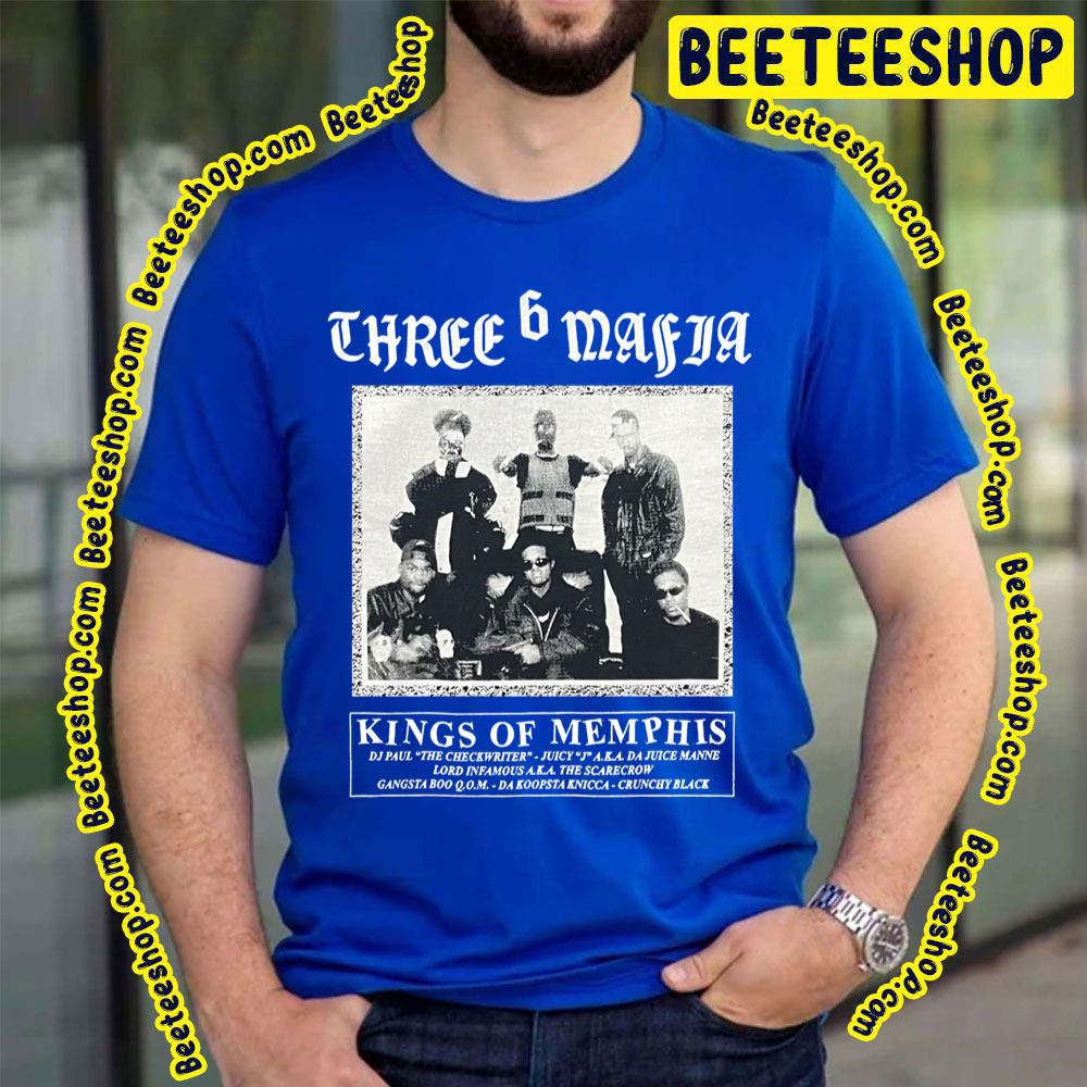 King Of Memphis Three 6 Mafia Trending Unisex T-Shirt King Of Memphis Three 6 Mafia Trending Unisex T-Shirt
