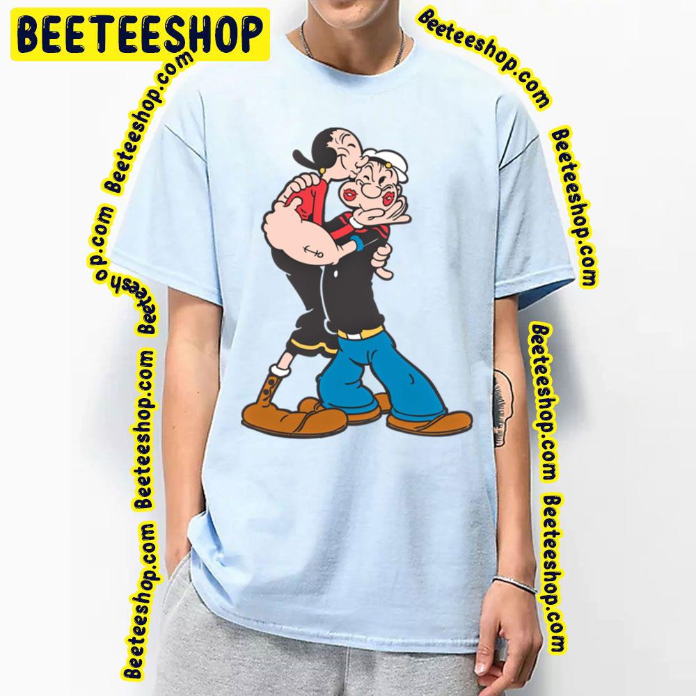 Kiss You Popeye The Sailor Man Trending Unisex T-Shirt Kiss You Popeye The Sailor Man Trending Unisex T-Shirt