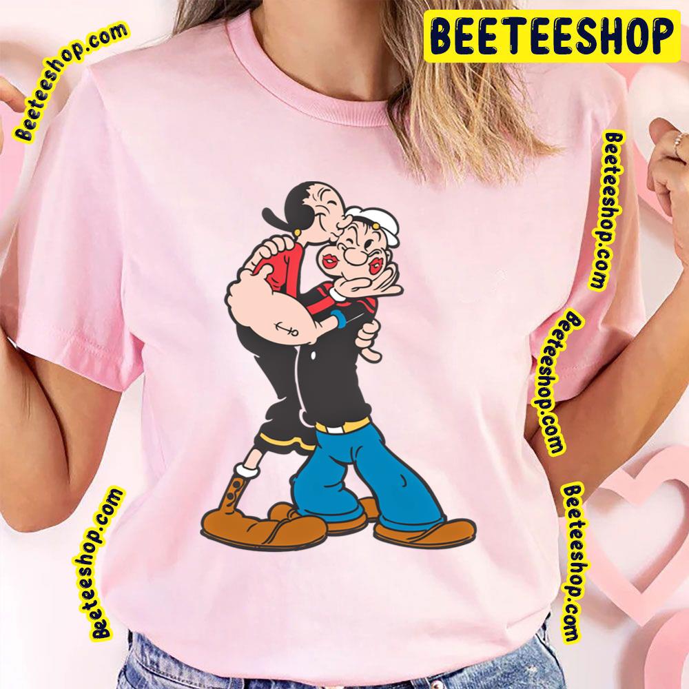 Kiss You Popeye The Sailor Man Trending Unisex T-Shirt Kiss You Popeye The Sailor Man Trending Unisex T-Shirt