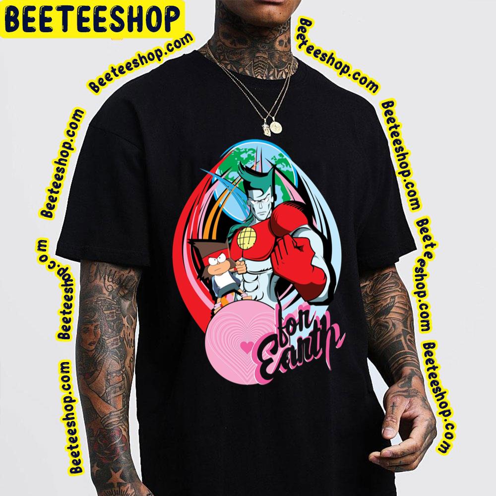 Ko And Captain Planet For Earth Graphic Trending Unisex T-Shirt Ko And Captain Planet For Earth Graphic Trending Unisex T-Shirt