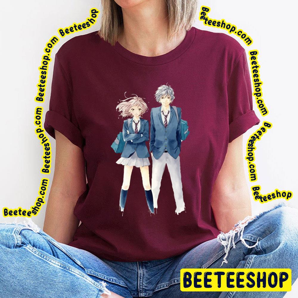 Kou Mabuchi And Futuba Yoshioka Ao Haru Ride Trending Unisex T-Shirt Kou Mabuchi And Futuba Yoshioka Ao Haru Ride Trending Unisex T-Shirt