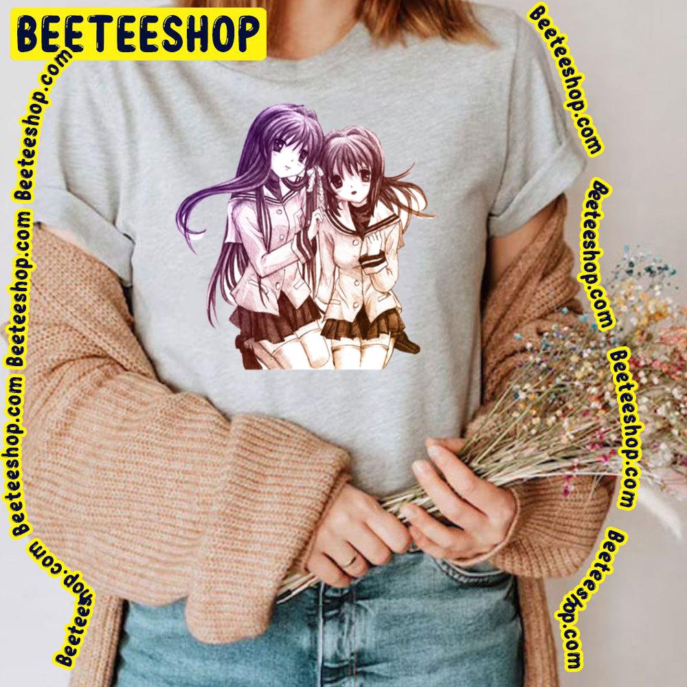 Kyou And Ryou Clannad Trending Unisex T-Shirt Kyou And Ryou Clannad Trending Unisex T-Shirt