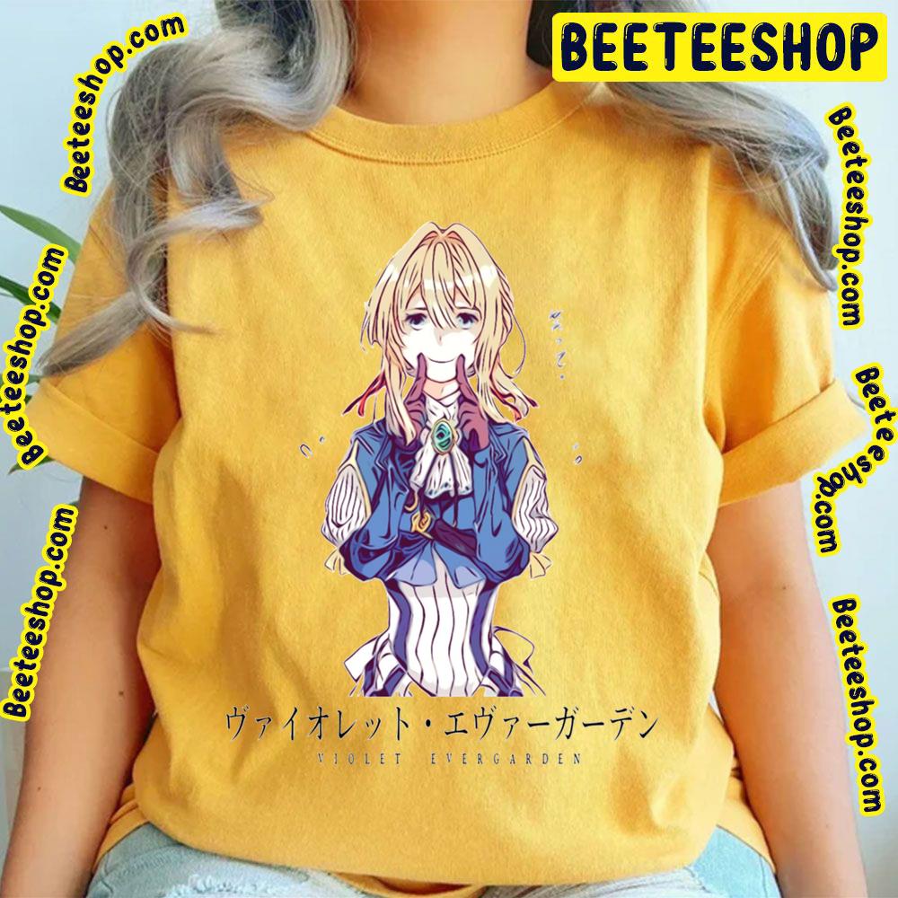 Let's Smile Violet Evergarden Trending Unisex T-Shirt Let's Smile Violet Evergarden Trending Unisex T-Shirt