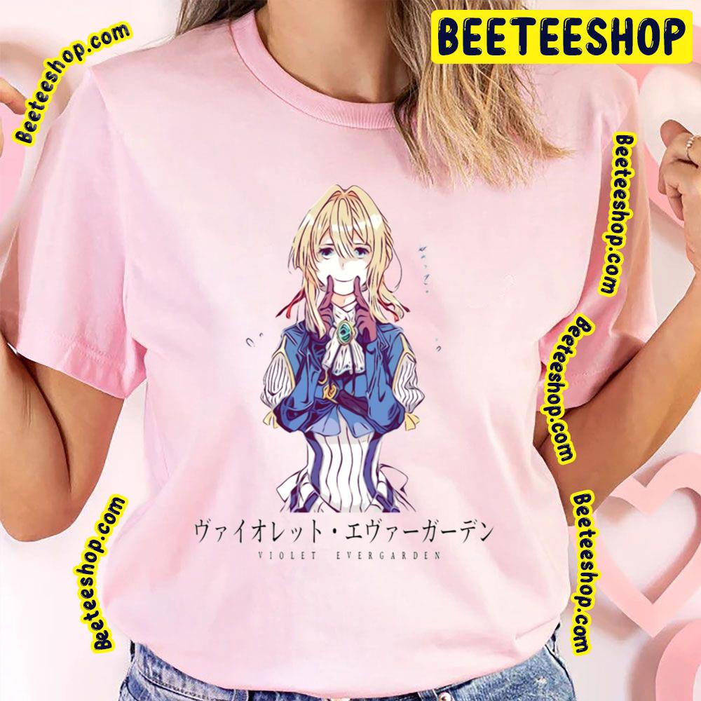 Let's Smile Violet Evergarden Trending Unisex T-Shirt Let's Smile Violet Evergarden Trending Unisex T-Shirt