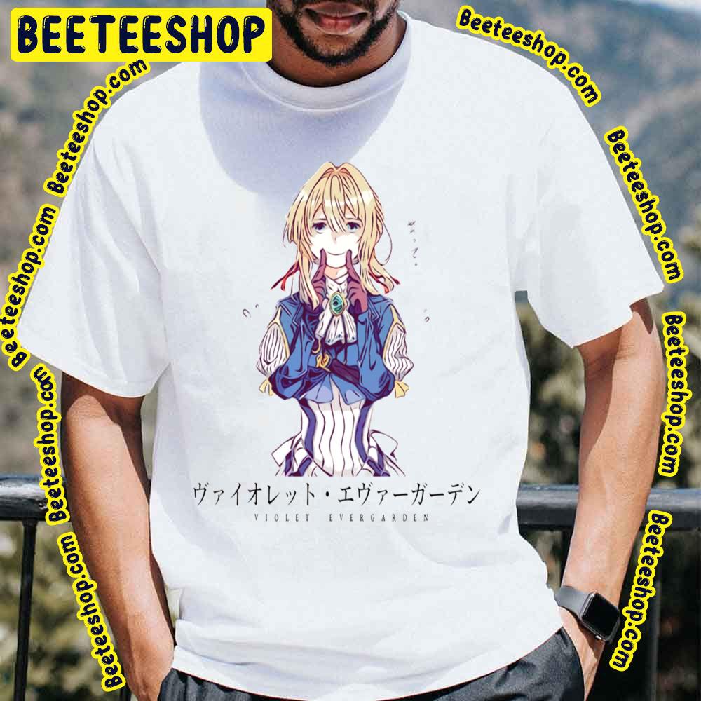 Let's Smile Violet Evergarden Trending Unisex T-Shirt Let's Smile Violet Evergarden Trending Unisex T-Shirt
