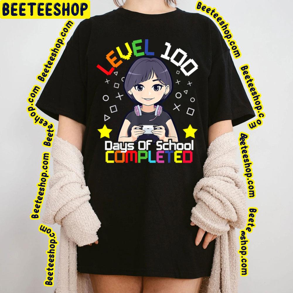 Level 100 Days Of School Completed Trending Unisex T-Shirt Level 100 Days Of School Completed Trending Unisex T-Shirt