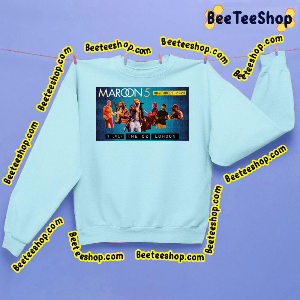 London Maroon 5 Uk Europe 2023 Trending Unisex Sweatshirt London Maroon 5 Uk Europe 2023 Trending Unisex Sweatshirt