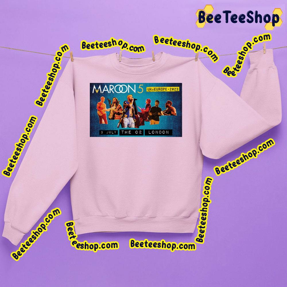 London Maroon 5 Uk Europe 2023 Trending Unisex Sweatshirt London Maroon 5 Uk Europe 2023 Trending Unisex Sweatshirt