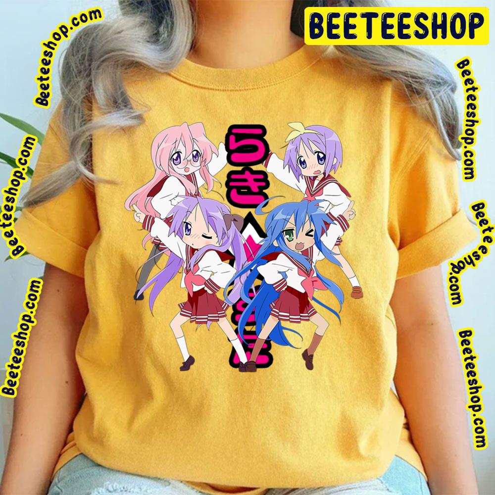 Lucky Star Characters Trending Unisex T-Shirt Lucky Star Characters Trending Unisex T-Shirt