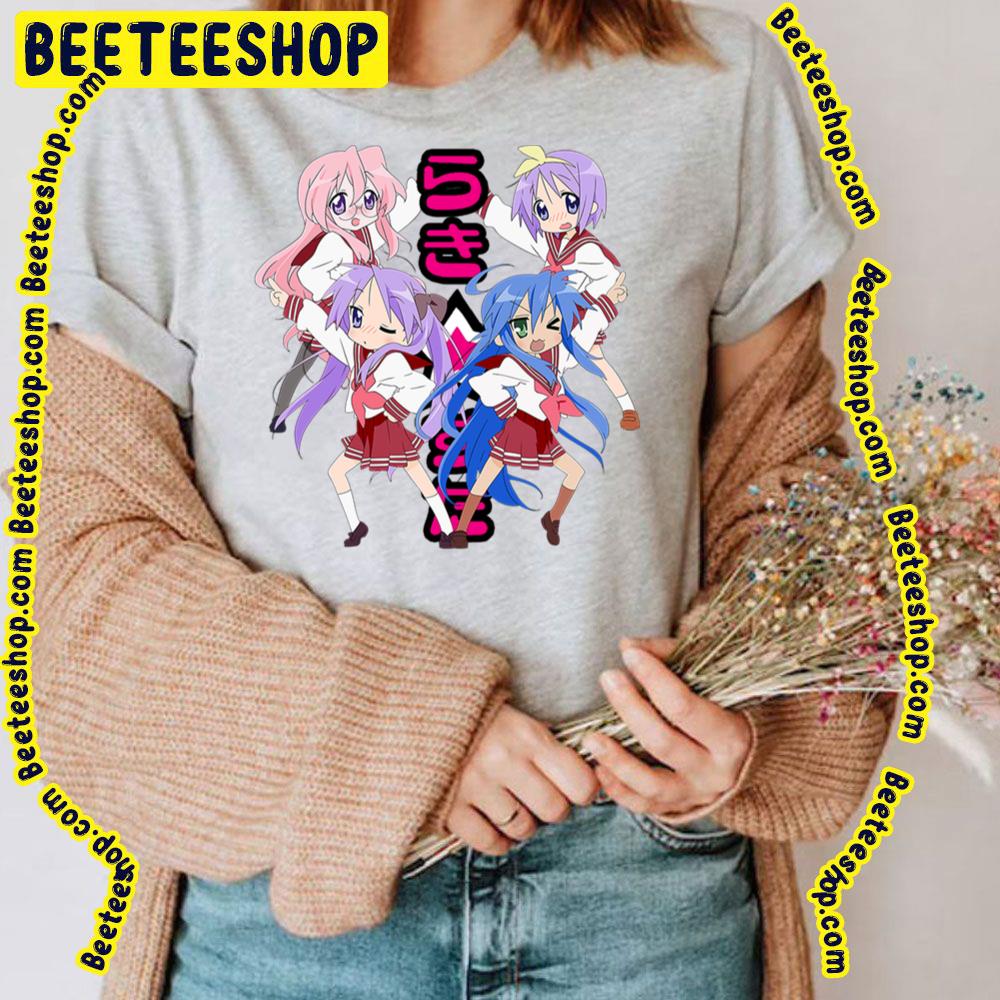 Lucky Star Characters Trending Unisex T-Shirt Lucky Star Characters Trending Unisex T-Shirt