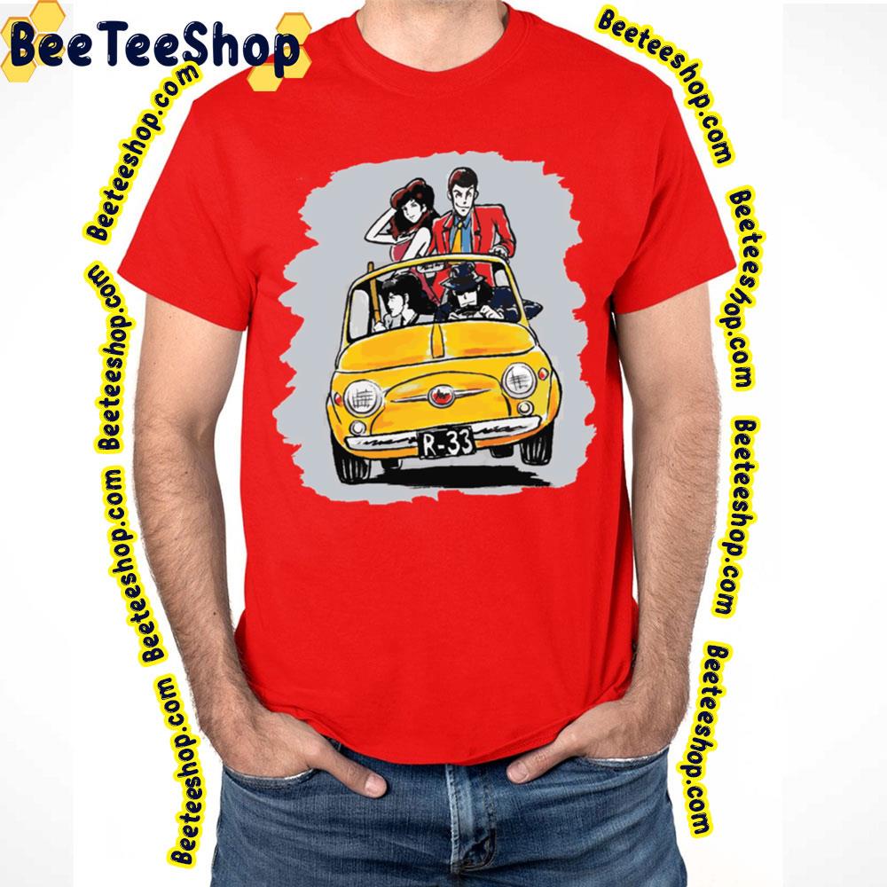 Lupin Iii And Friends On Car Trending Unisex T-Shirt Lupin Iii And Friends On Car Trending Unisex T-Shirt