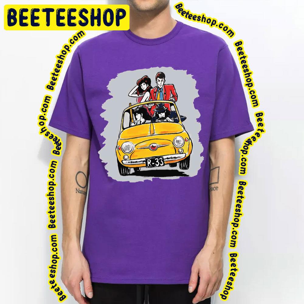 Lupin Iii And Friends On Car Trending Unisex T-Shirt Lupin Iii And Friends On Car Trending Unisex T-Shirt