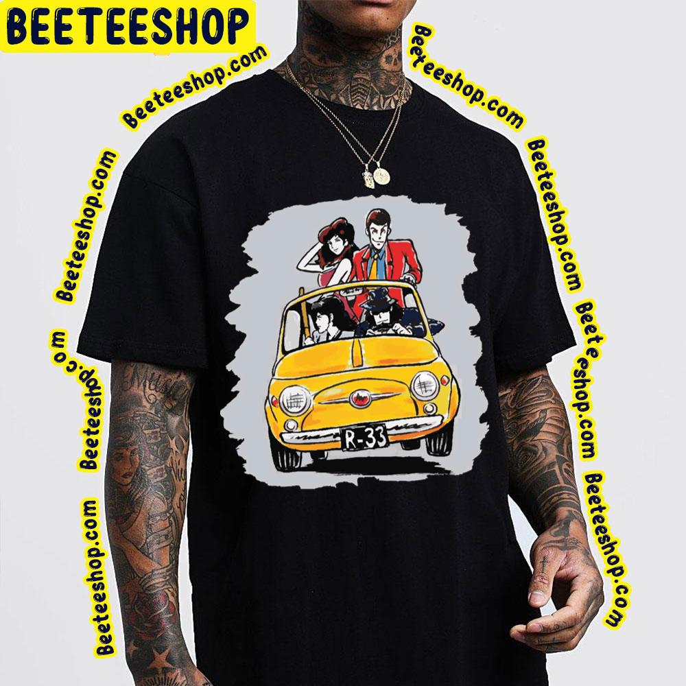Lupin Iii And Friends On Car Trending Unisex T-Shirt Lupin Iii And Friends On Car Trending Unisex T-Shirt