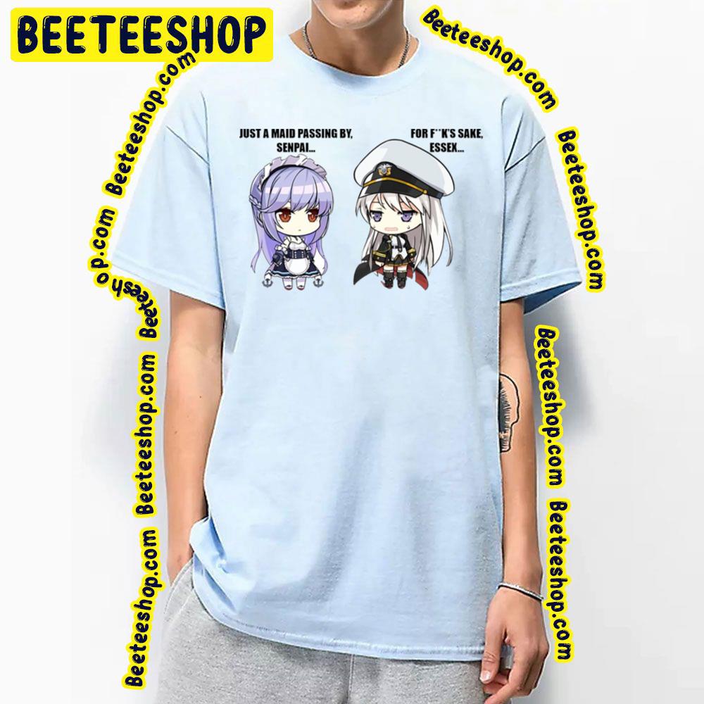 Maid Essex & Enterprise Azur Lane Trending Unisex T-Shirt Maid Essex & Enterprise Azur Lane Trending Unisex T-Shirt