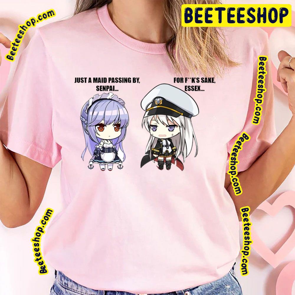 Maid Essex & Enterprise Azur Lane Trending Unisex T-Shirt Maid Essex & Enterprise Azur Lane Trending Unisex T-Shirt