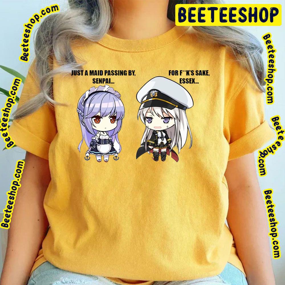 Maid Essex & Enterprise Azur Lane Trending Unisex T-Shirt Maid Essex & Enterprise Azur Lane Trending Unisex T-Shirt