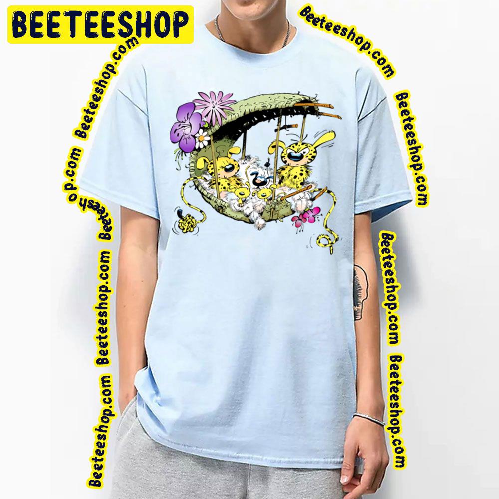 Marsupilami In Nest With Family Trending Unisex T-Shirt Marsupilami In Nest With Family Trending Unisex T-Shirt