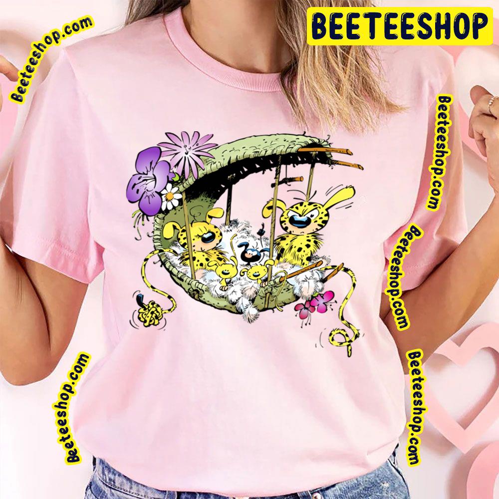 Marsupilami In Nest With Family Trending Unisex T-Shirt Marsupilami In Nest With Family Trending Unisex T-Shirt