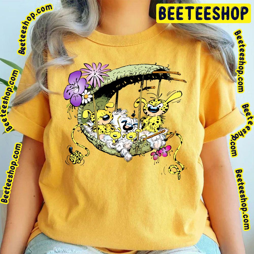 Marsupilami In Nest With Family Trending Unisex T-Shirt Marsupilami In Nest With Family Trending Unisex T-Shirt