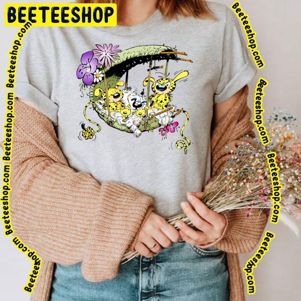 Marsupilami In Nest With Family Trending Unisex T-Shirt Marsupilami In Nest With Family Trending Unisex T-Shirt