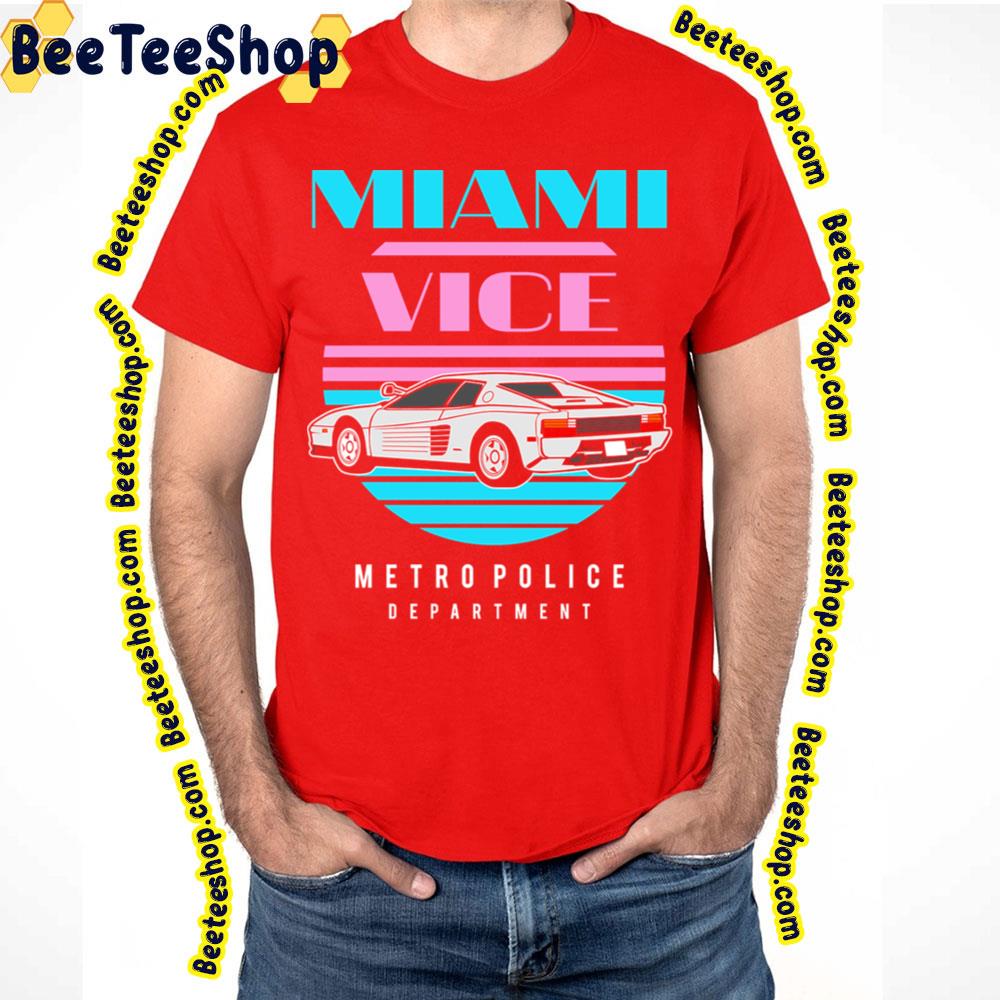 Miami Vice Metro Police Department Trending Unisex T-Shirt Miami Vice Metro Police Department Trending Unisex T-Shirt