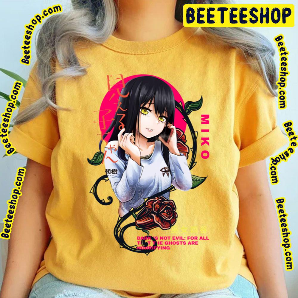 Miko Yotsuya Mieruko Chan The Girl That Sees Them Trending Unisex T-Shirt Miko Yotsuya Mieruko Chan The Girl That Sees Them Trending Unisex T-Shirt