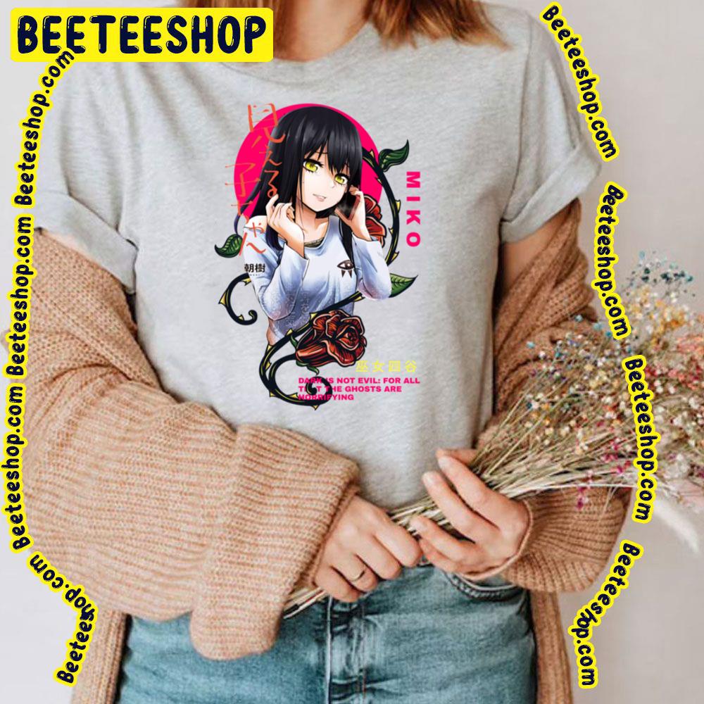 Miko Yotsuya Mieruko Chan The Girl That Sees Them Trending Unisex T-Shirt Miko Yotsuya Mieruko Chan The Girl That Sees Them Trending Unisex T-Shirt
