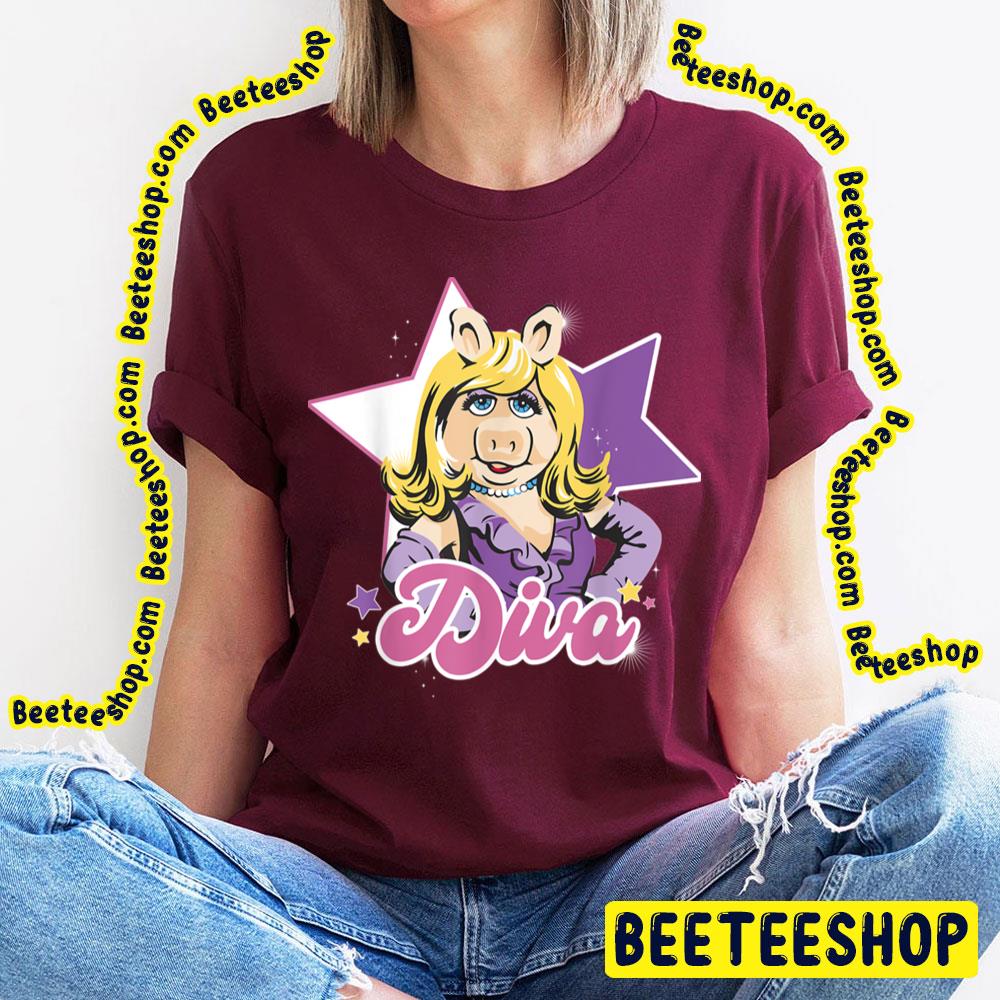 Miss Piggy Diva Portrait The Muppets Trending Unisex T-Shirt Miss Piggy Diva Portrait The Muppets Trending Unisex T-Shirt