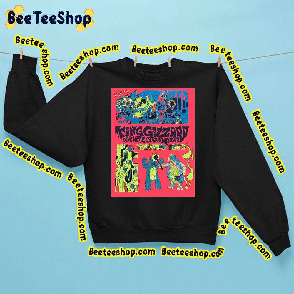 Monster Original Illustration King Gizzard And The Lizard Wizard Trending Unisex Sweatshirt Monster Original Illustration King Gizzard And The Lizard Wizard Trending Unisex Sweatshirt