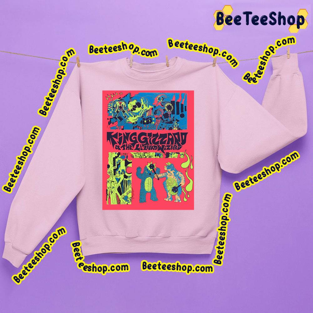 Monster Original Illustration King Gizzard And The Lizard Wizard Trending Unisex Sweatshirt Monster Original Illustration King Gizzard And The Lizard Wizard Trending Unisex Sweatshirt