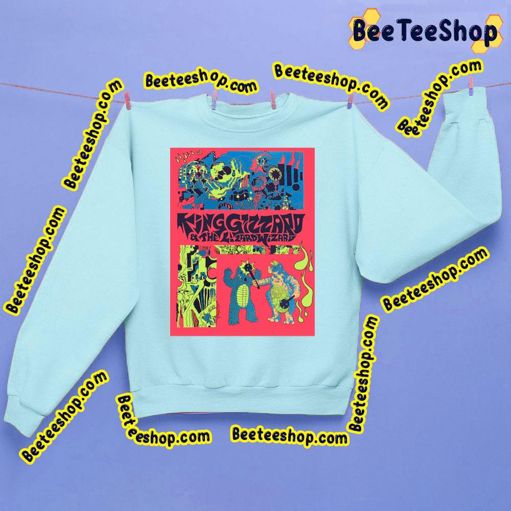 Monster Original Illustration King Gizzard And The Lizard Wizard Trending Unisex Sweatshirt Monster Original Illustration King Gizzard And The Lizard Wizard Trending Unisex Sweatshirt