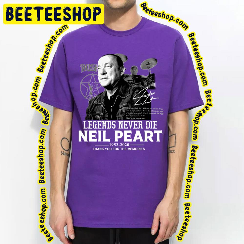 Neil Peart Legends Never Die Trending Unisex T-Shirt Neil Peart Legends Never Die Trending Unisex T-Shirt