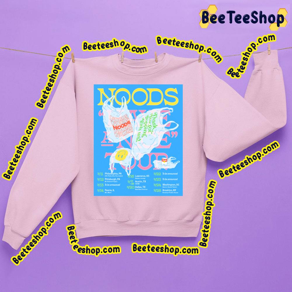 Noods Thank You For Bopping With Us Trending Unisex Sweatshirt Noods Thank You For Bopping With Us Trending Unisex Sweatshirt