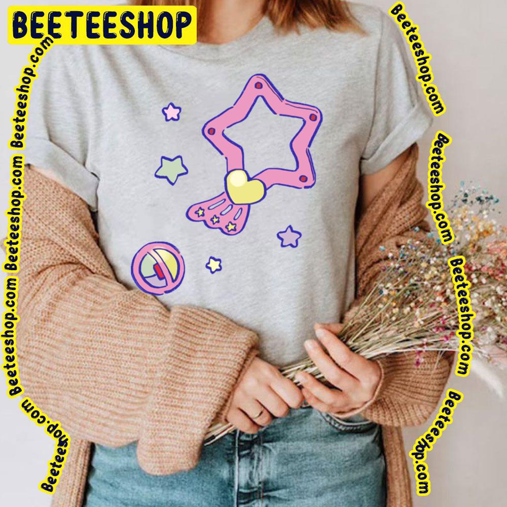 Pastel Pink Star Magic Wand And Compact Magical Angel Creamy Mami Trending Unisex T-Shirt Pastel Pink Star Magic Wand And Compact Magical Angel Creamy Mami Trending Unisex T-Shirt