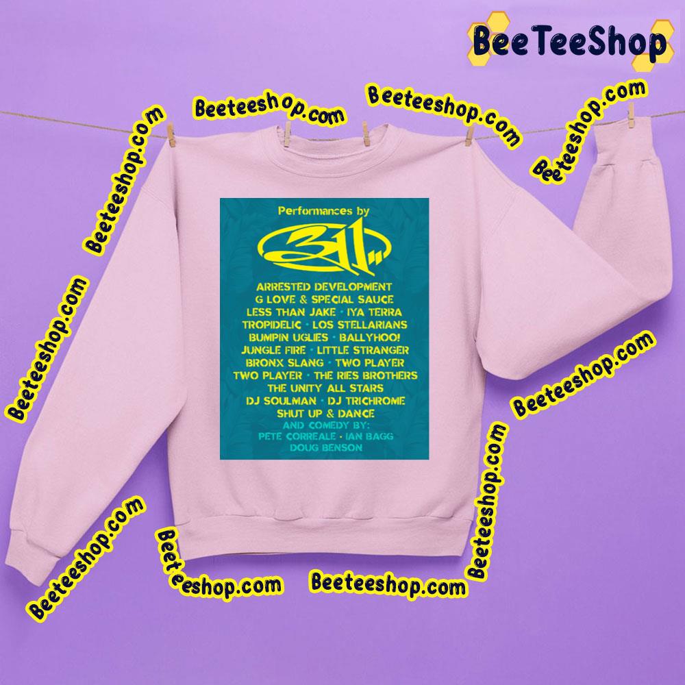 Performances By 311 Trending Unisex Sweatshirt Performances By 311 Trending Unisex Sweatshirt